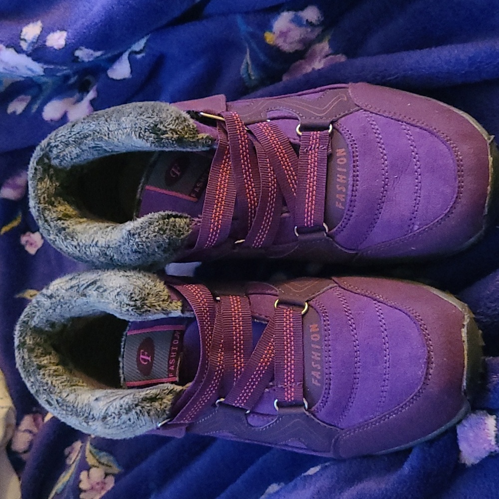 Faux Fur Lined Sneakers